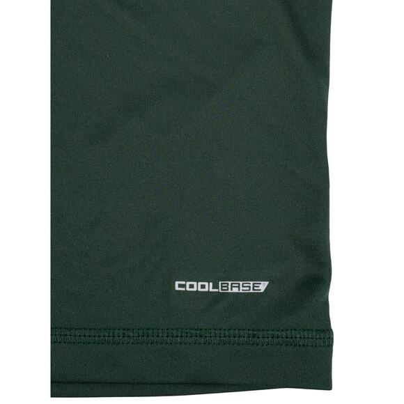 Green Bay Packers Men's Shirt Large Green Coolbase Majestic Long Sleeves Logo - Picture 5 of 7